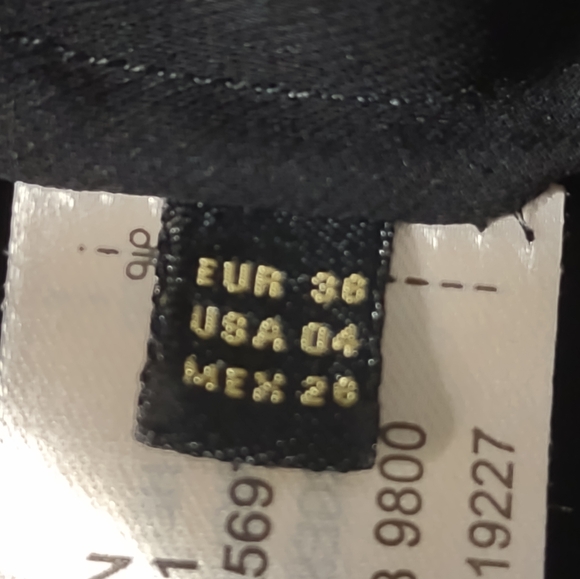 Massimo Dutti Elegant Black Midi Dress Size 4 Gothic  Flutter Sleeve NWOT - Picture 10 of 13